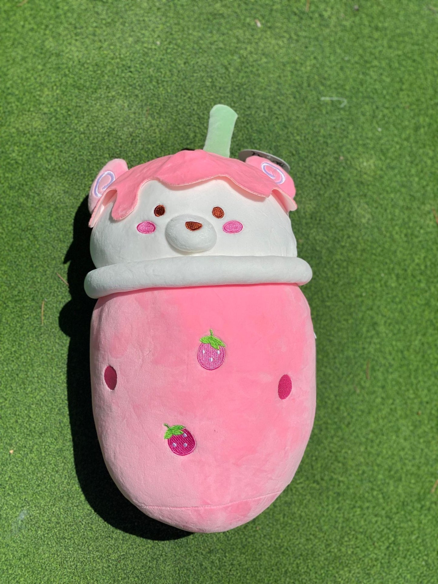 Boba Plushie - Pink 15 in. www.micchi.co