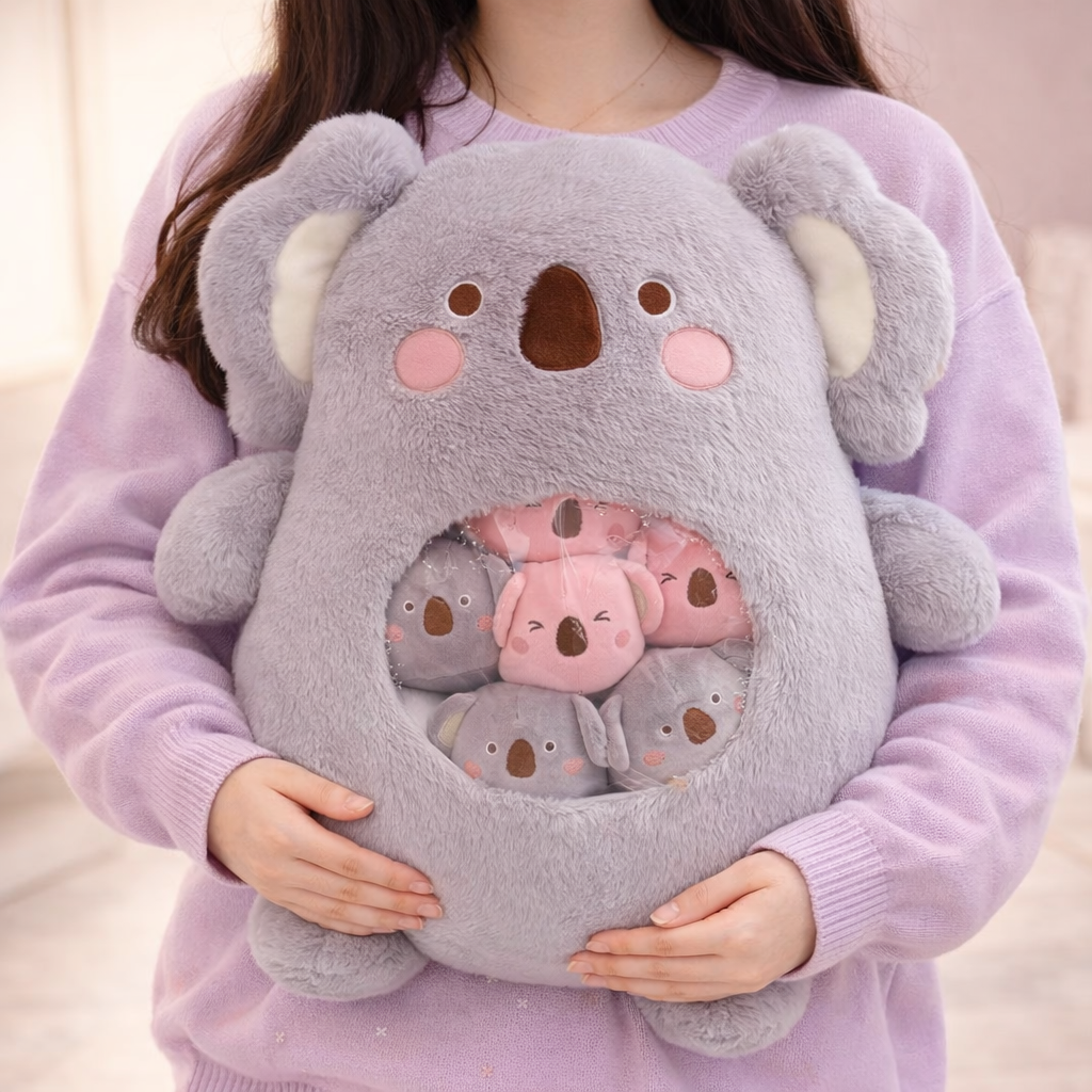 Cutest Koala Plush with 6 Babies Koala