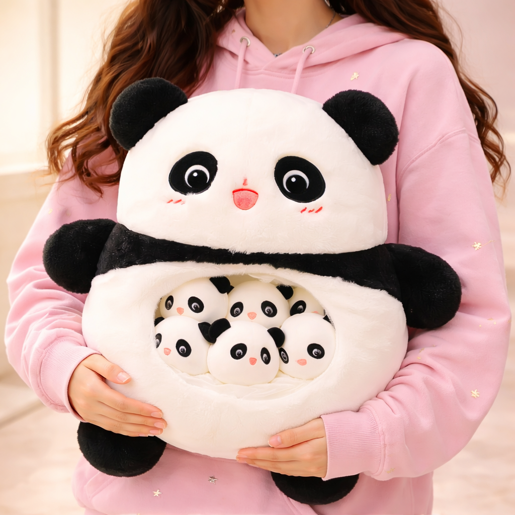 Cutest Panda Plush with 6 Babies