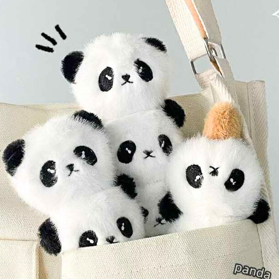 Panda Plush Keychian