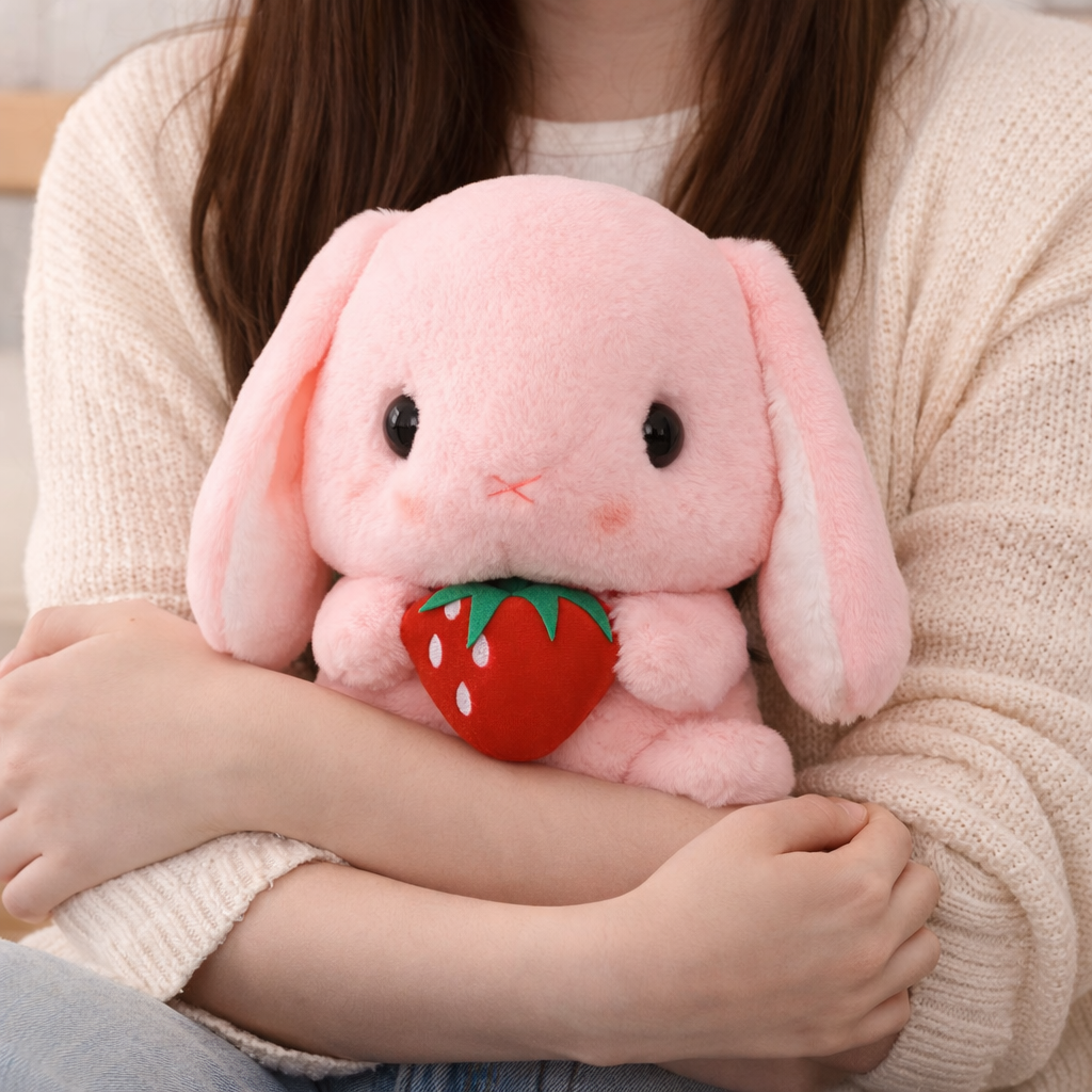 Bunny Pink Color with Strawberry