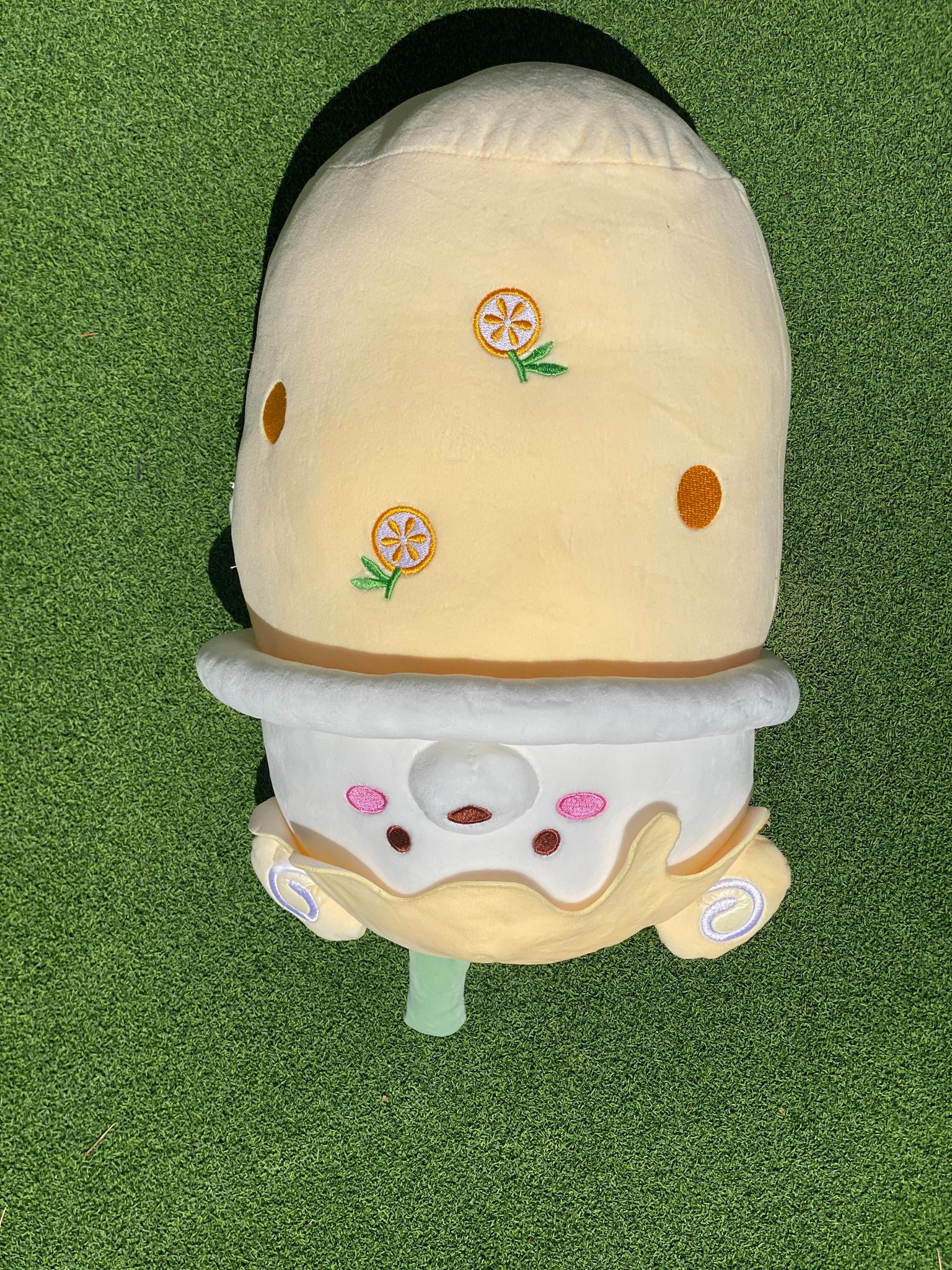 Boba Plushie - Yellow 15 in. www.micchi.co