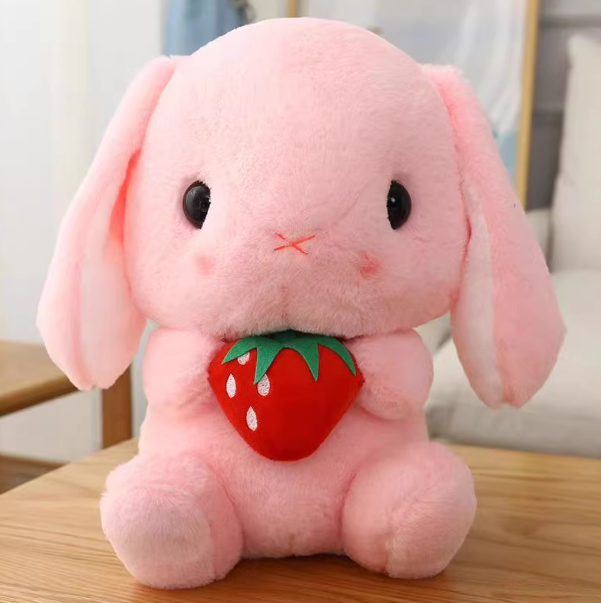 Bunny Pink Color with Strawberry