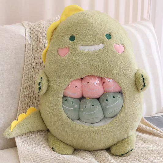 Cutest Dinosaur Plush with 6 Babies