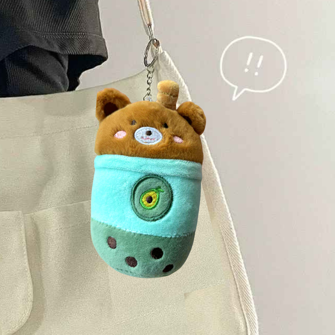 Capybara Boba Plush keychain