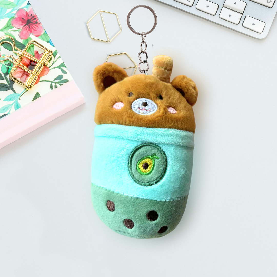 Capybara Boba Plush keychain