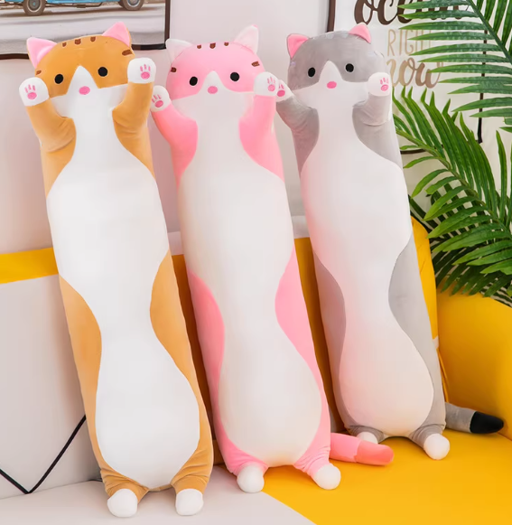 Long Cat Plushie - 3 colors