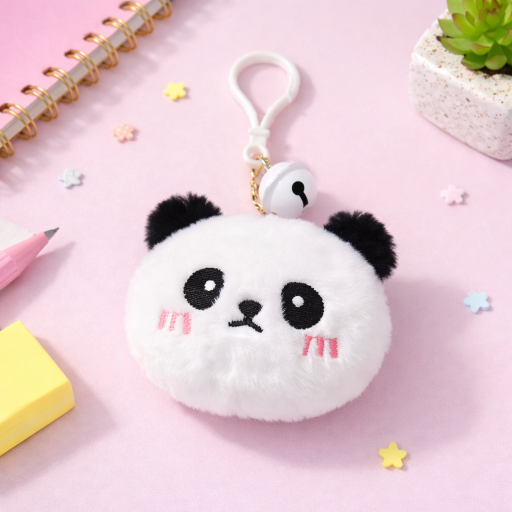 Panda Bell Keychain
