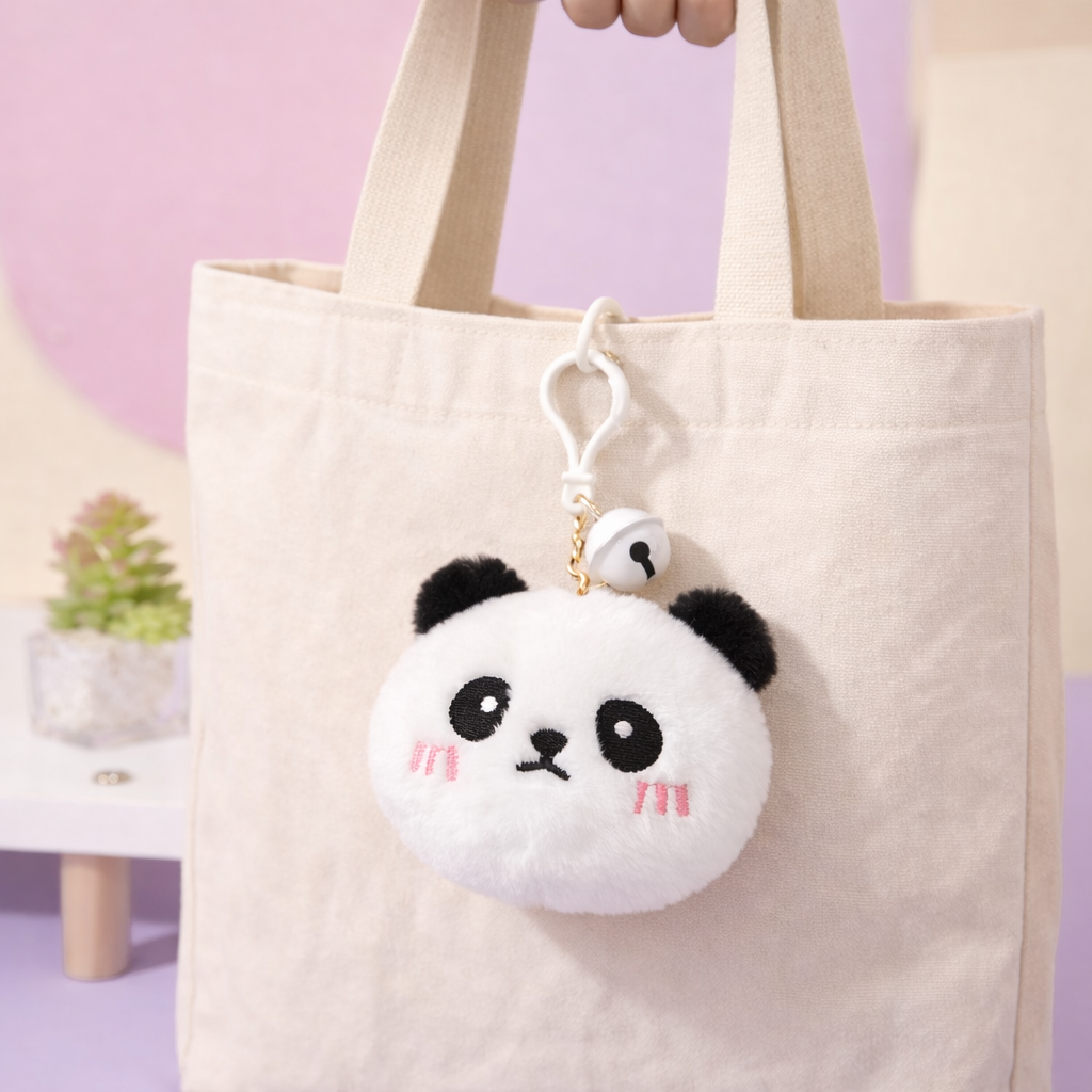 Panda Bell Keychain